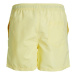 JACK & JONES Plavecké šortky 'Crete' pastelově žlutá / černá