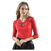 Dámská halenka Danita red plus - ELDAR