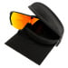 Sluneční brýle Horsefeathers Archie Bike Sunglasses Black/ Mirror Red