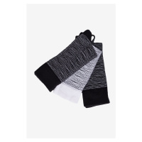 AC&Co / Altınyıldız Classics Men's Black and White Patterned 3-pack Socket Socks