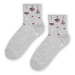 Dámské ponožky Steven 136001 Sv. šedá