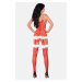 LivCo Corsetti Fashion Bodystocking Catriona Red