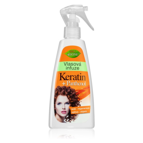 Bione Cosmetics Keratin + Panthenol intenzivní regenerační péče na vlasy 260 ml