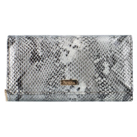 Luxusní dámská kožená peněženka Euri, šedá