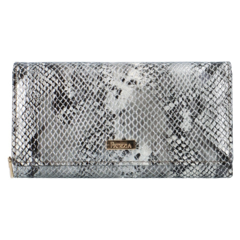 Luxusní dámská kožená peněženka Euri, šedá PATRIZIA