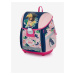 Modro-růžový holčičí vzorovaný batoh Oxybag Premium Light
