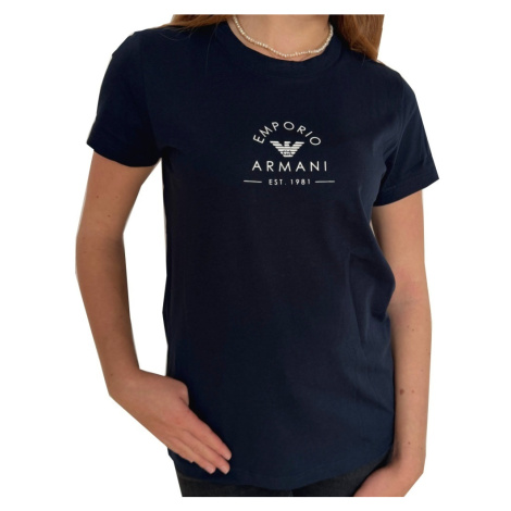 Dámské triko Emporio Armani 164720 4R227 modré | modrá