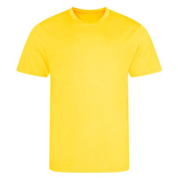 Just Cool Pánské sportovní triko JC201 Sun Yellow