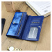 Dámská kožená peněženka Gregorio BT-106 modrá