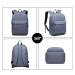 Konofactory Modrý lehký batoh do školy "Basic"