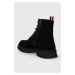 Semišové boty Tommy Hilfiger HILFIGER CORE SUEDE BOOT pánské, černá barva, FM0FM04674