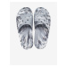 Šedé vzorované pantofle Crocs Classic Marbled Slide