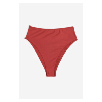 H & M - Bikinové kalhotky brazilian - červená