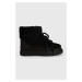 Vlněné boty do sněhu Inuikii CURLY černá barva, 75102-016