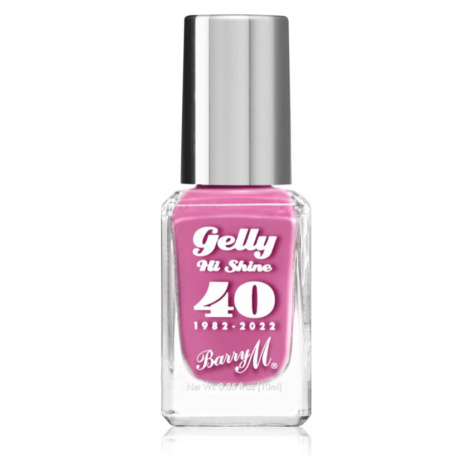 Barry M Gelly Hi Shine "40" 1982 - 2022 lak na nehty odstín Strawberry Cheescake 10 ml