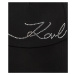 Kšiltovka karl lagerfeld k/signature rhnstn cap black