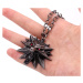 Camerazar Pánský sběratelský náhrdelník Zaklínač, černý, kovové slitiny, 50 cm