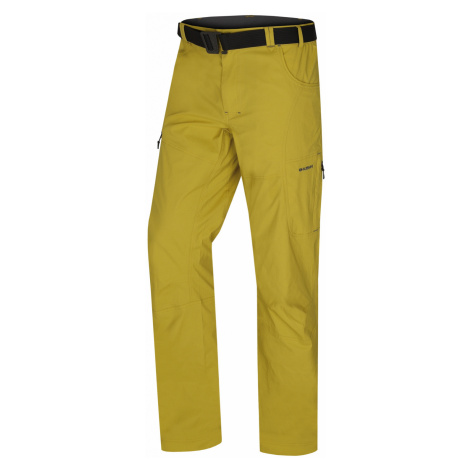 Husky Kahula M, žlutozelená Pánské outdoor kalhoty