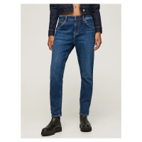 Tmavě modré dámské straight fit džíny Pepe Jeans Violet