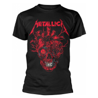 Metallica tričko, Heart Skull Black, pánské