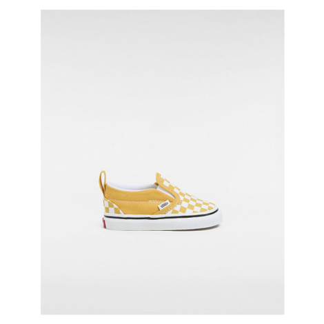 VANS Toddler Classic Slip-on Hook And Loop Shoes Toddler Yellow, Size