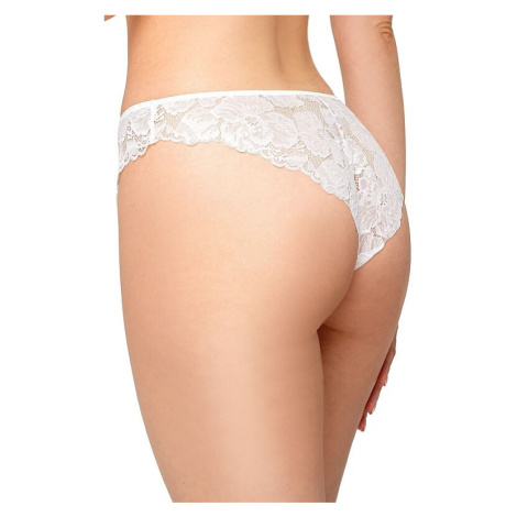 Bezešvé krajkové brazilky 60 bílé Ewana
