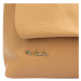 Luxusní kožená kabelka Pierre Cardin 6333 EDF camel