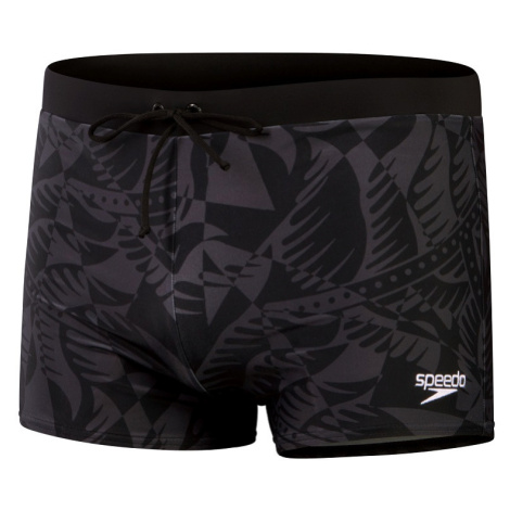 Speedo valmilton aquashort black/oxid grey xxl - uk40