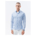Světle modrá pánská košile Ombre Clothing K609