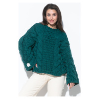 CHUNKY KNIT svetr se silnými kabely F780