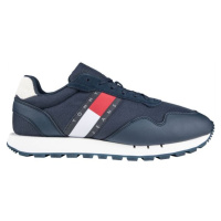 Tommy Hilfiger RETRO LEATHER TJM RUNNER Pánská volnočasová obuv, tmavě modrá, velikost