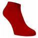 Bambusové kotníkové ponožky Červené