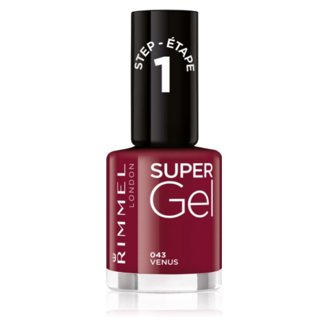 Rimmel Super Gel gelový lak na nehty bez užití UV/LED lampy odstín 043 Venus 12 ml