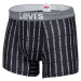 Levi's&reg; MEN BACK IN SESSION TRUNK 3P Pánské boxerky, černá, velikost