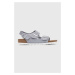 Semišové sandály Birkenstock Milano Suede dámské, stříbrná barva, 1024233