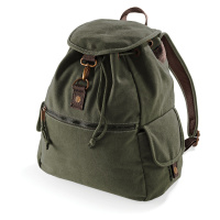 Quadra Plátěný vintage batoh QD612 Vintage Military Green