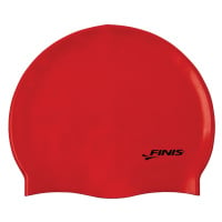 Plavecká čepička finis silicone cap červená