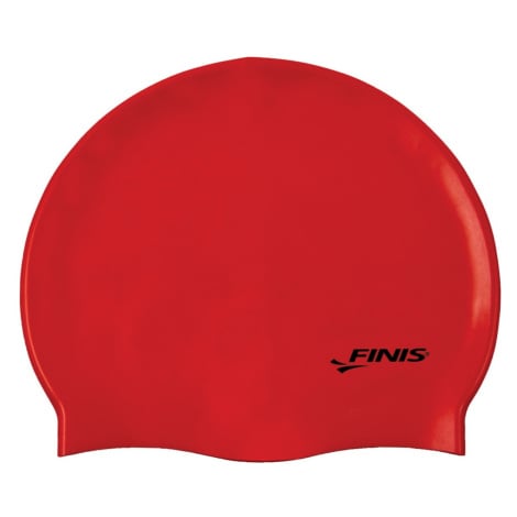 Plavecká čepička finis silicone cap červená