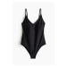 H & M - Jednodílné plavky's vyztuženými košíčky - černá