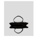 Kabelka karl lagerfeld jeans box logo pu shearling tote černá