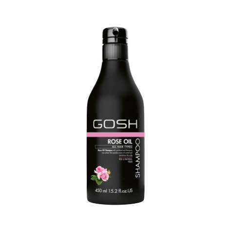 GOSH COPENHAGEN Rose Oil Shampoo jemný vlasový šampon 450 ml