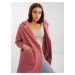 TMAVĚ RŮŽOVÝ TEDDY COAT EVELINE S KAPSAMI -DARK PINK Růžová