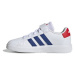 ADIDAS-Grand Court 2.0 EL K cloud white/royal blue/vivid red Bílá