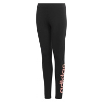 adidas LINEAR LEGGINGS Dívčí legíny, černá, velikost