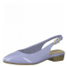 Tamaris 1-29402-26 833 Dámské sandály na podpatku modré