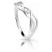 Cutie Diamonds Jemný prsten z bílého zlata s briliantem DZ6712-1843-00-X-2 51 mm