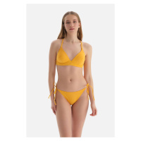 Dagi Yellow Bralette Bikini Top