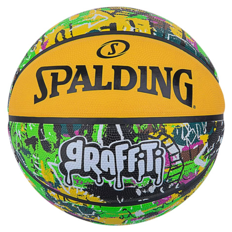 SPALDING GRAFFITI BALL Zelená