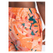 Oranžové pánské květované plavky Ombre Clothing
