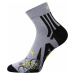 Pánské ponožky VoXX - Abras, černá, šedá Barva: Mix barev